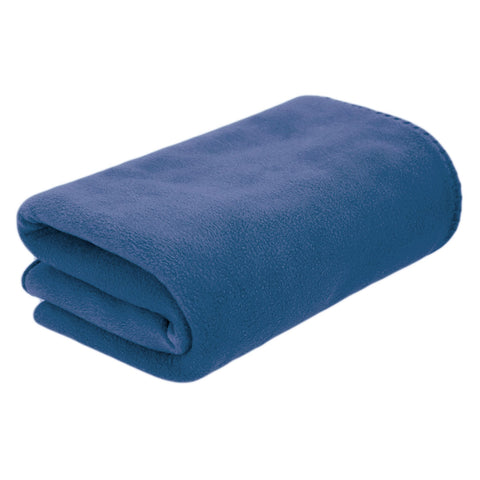 Polar fleece Menex 180 g/m² pleds ar anti-pilling, apdruku un izšūšanu zils