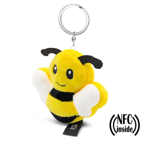Plīša piekariņš Bite Bee ar NFC čipu personalizējams