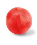 sarkana pludmales bumba aquatime ar logo