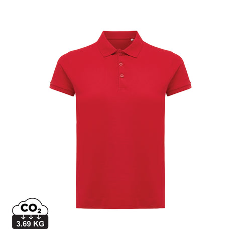 Sieviešu sarkans polo krekls ar iespēju apdrukai vai logotipam