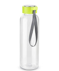 500 ml pudele ceļojumiem, skolai un sportam, dzeltena