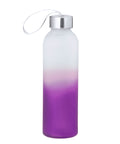 Personalizējama stikla pudele ar logo vai gravējumu violeta