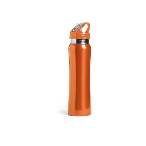 Nerūsējošā tērauda pudele 800 ml, personalizējama ar logo oranža
