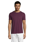 Bordo REGENT unisex T-krekls ar logo apdruku vai izšūšanu