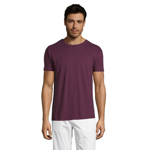 Bordo REGENT unisex T-krekls ar logo apdruku vai izšūšanu