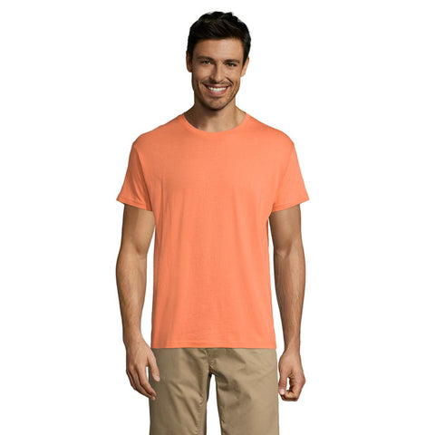 Oranžš REGENT unisex T-krekls ar logo apdruku vai izšūšanu