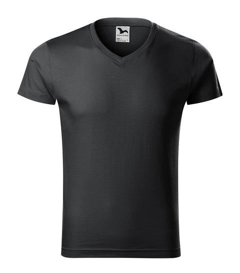 Krekls ar gludu virsmu apdrukai Slim fit