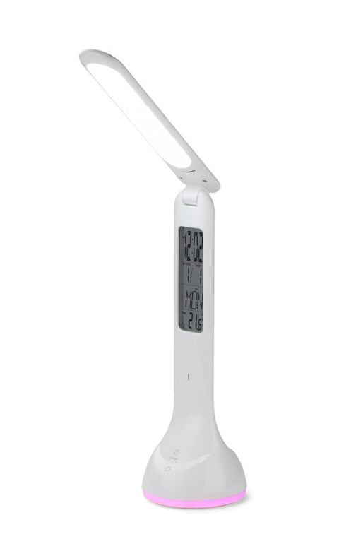 Stilīga lampa ar klienta zīmolu un daudzkrāsu apgaismojumu ieslēgtā veidā