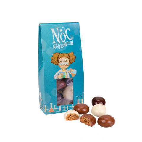 Riekstu un augļu mix DELICACIES personalizētā iepakojumā ar uzņēmuma logo