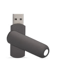 RONITO USB 2.0 zibatmiņa tumši pelēkā krāsā ar logo