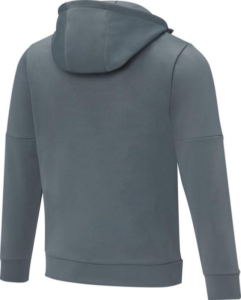 Sayan vīriešu hūdijs pelēkā krāsā ar personalizāciju, logo un izšuvumu