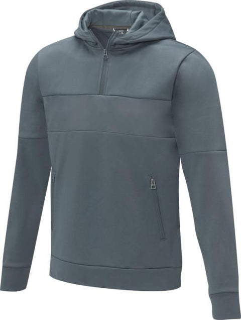 Sayan vīriešu hūdijs pelēkzaļā krāsā ar logo, personalizāciju un apdruku