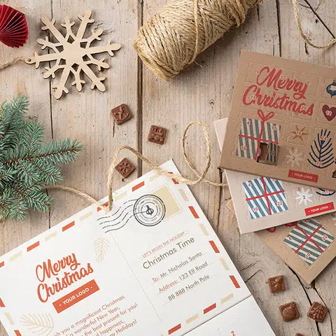 SEIDO adventes kalendārs ar svētku dizainu un personalizācijas iespējām