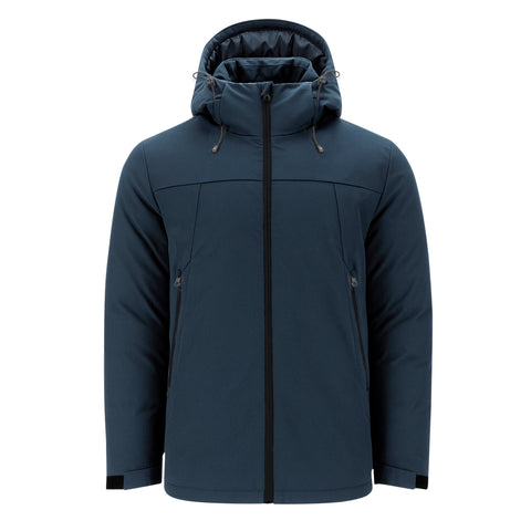 tumši zila parka SETTER ar personalizāciju un izšuvumu uzņēmumiem