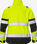 Sieviešu ūdensizturīga softshell jaka ar uzņēmuma logo, mugurpuse