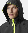 Softshell jaka Oxford ar kapuci uzvilkta, darba jaka ar iespēju personalizēt ar logo izšuvumu