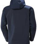 Softshell jakas Oxford mugurpuse tumši zilā krāsā, piemērota izšūšanai uz muguras