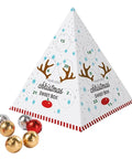 Personalizēts šokolādes adventes kalendārs PIRAMĪDA ar 24 šokolādes bumbiņām