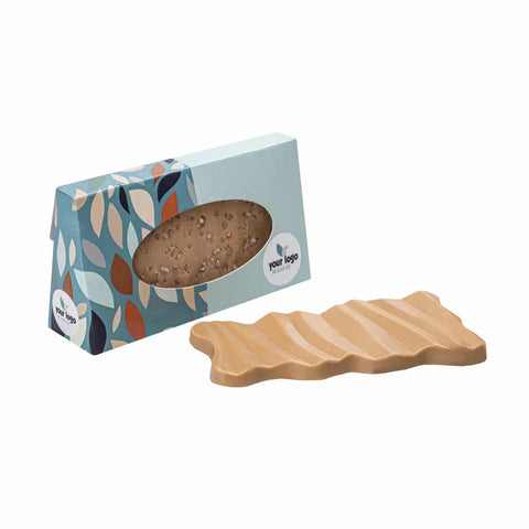 Šokolādes našķis ELEGANT BAR bioloģiski noārdāmā iepakojumā