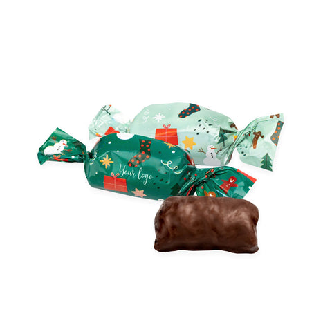 Šokolādes trifeles 1 kg ar personalizētu iepakojumu