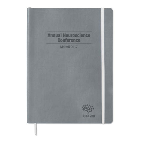 B5 PU ādas piezīmju grāmata SOPU ar personalizētu logo, elastīgu aizdares gumiju un grāmatzīmi