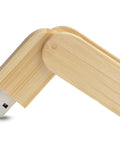 STALK 8 GB USB Flash Drive ar rotējošu bambusa korpusu