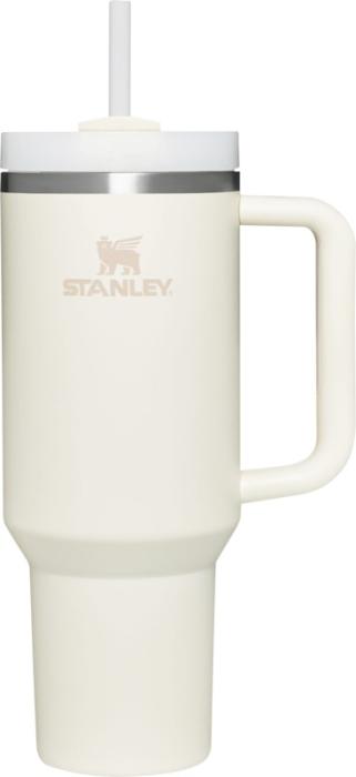 Stanley termokrūze ar apdruku – nerūsējošais tērauds, personalizācija ar logo, balta