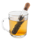 Tējas infuzors stikla tasē – eleganta reklāmas dāvana ar uzņēmuma logo.