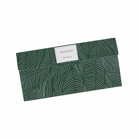 Personalizēts tējas komplekts aploksnē ar diviem maisiņiem un uzņēmuma logo