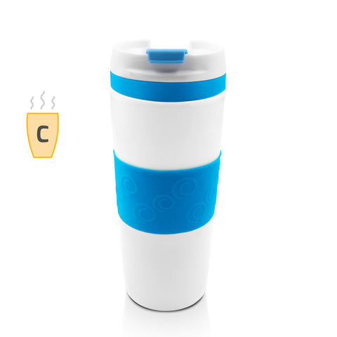Personalizējama vara vakuuma termokrūze ar hermētisku vāku zila