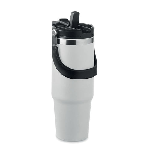 termokrūze ar logo suma balta 850ml ar salmiņu