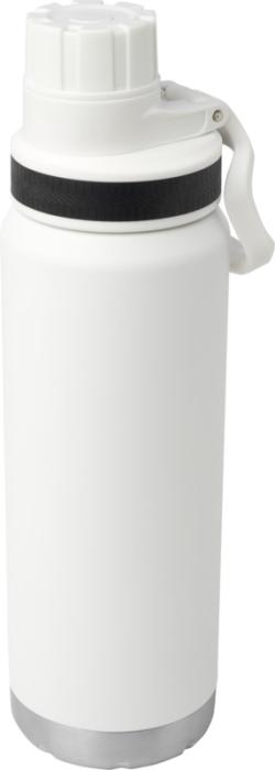 balta termopudele fortis ar logo
