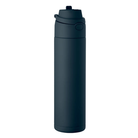 TOIEN nerūsējošā tērauda pudele 650 ml tumši zilā krāsā