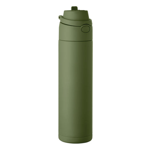 TOIEN nerūsējošā tērauda pudele 650 ml zaļā krāsā