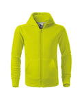 Bērnu hūdijs Trendy Zipper ar logotipa apdruku dzeltens
