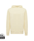Dzeltens unisex hoodie ar iespēju pievienot personalizētu dizainu