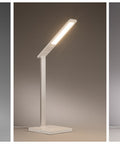 LED lampa ar bezvadu lādētāju un personalizētu logotipu, bilde ar trim lampām