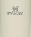 Stanley 350ml melna termokrūze ar apdruku ceļojumiem un darbam, balta