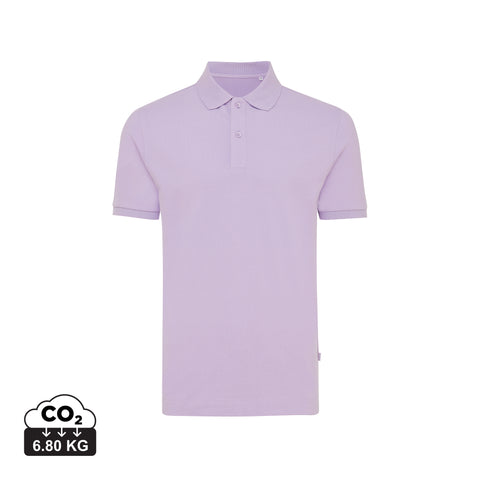 Ekoloģisks vīriešu polo krekls ar iespēju uzdrukāt logo violets