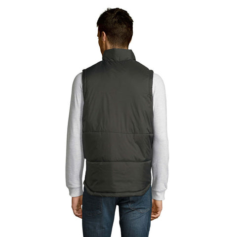 vīriešu stepētā veste WARM aizmugure ar logo apdruku vai izšuvumu personalizācijai