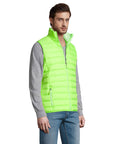 vīriešu zaļā vieglā veste WAVE MEN ar apdruku, izšuvumu un logo personalizāciju