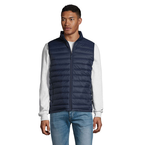 vīriešu tumši zilā dūnu veste WILSON BW MEN ar apdruku, logo vai izšuvumu, personalizācija