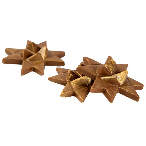 Zeltītas piena šokolādes zvaigznes – komplekts SIX (60 g)